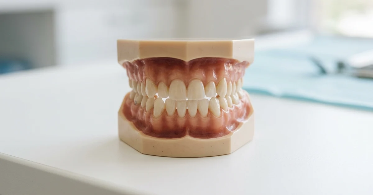 Crowded and overlapping teeth that often signal a need for orthodontic evaluation